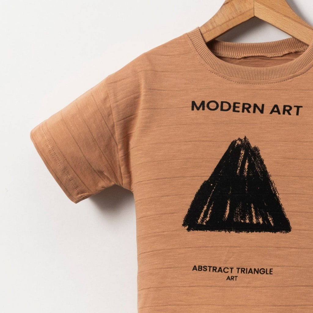 The Abstract Art Boys Casual Set-3