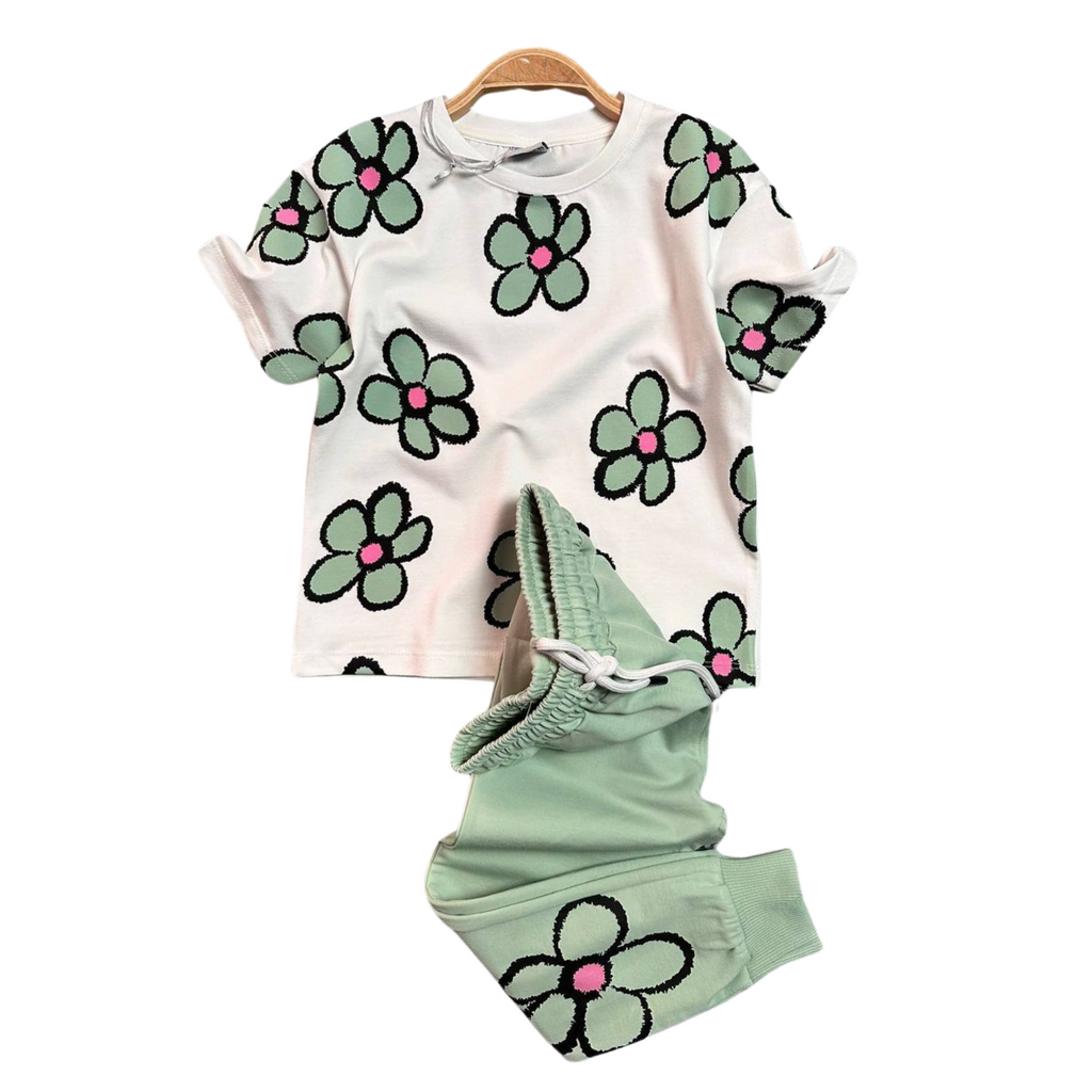 Daisy Bloom Jogger Set