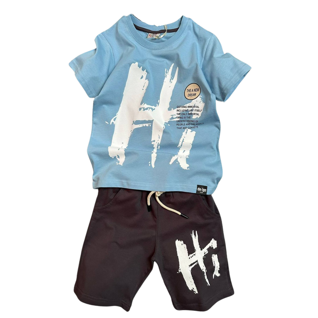 Big Hi Boys Short Set-0