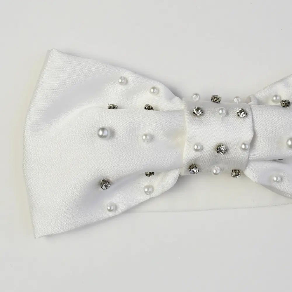 Pearly Bow Headband