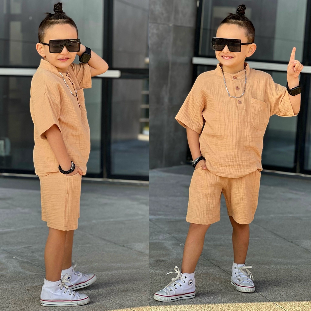 Mister Rapper Boys Casual Set-0