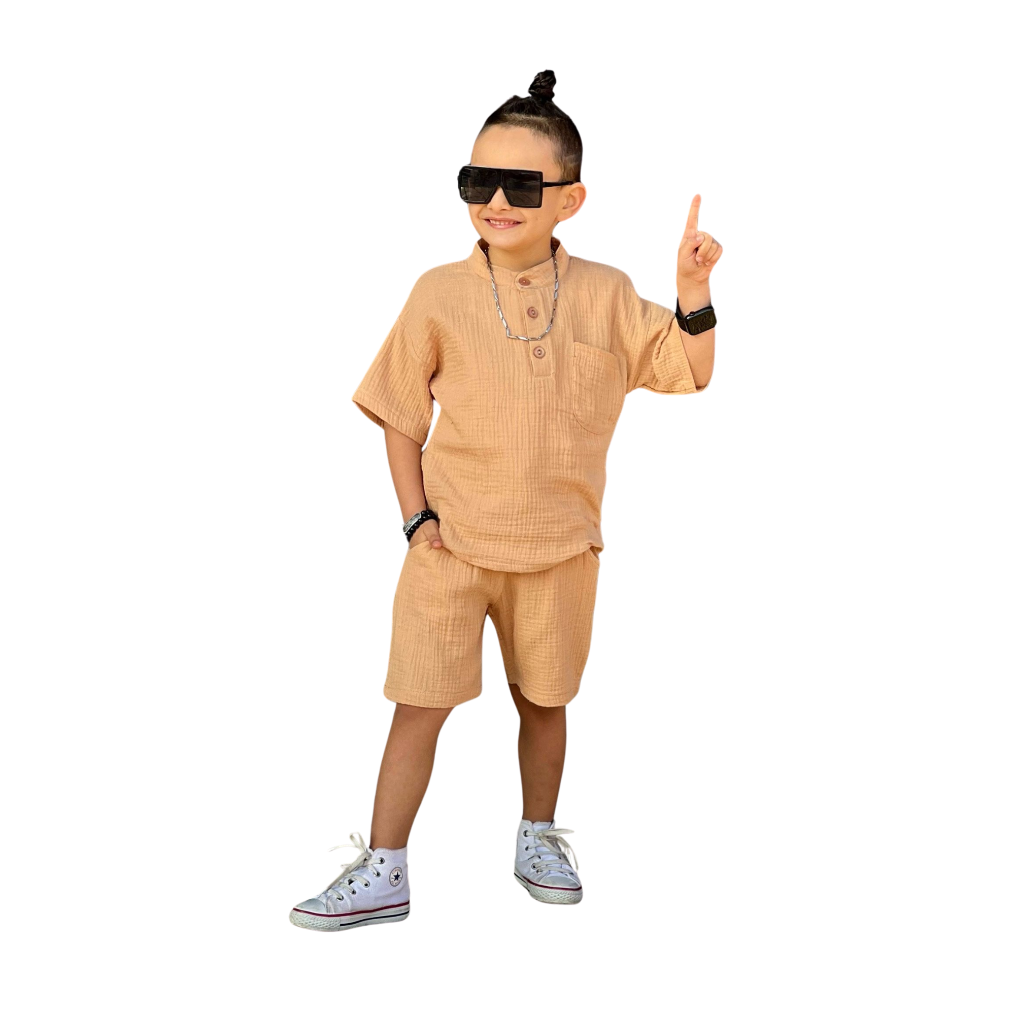 Mister Rapper Boys Casual Set-3