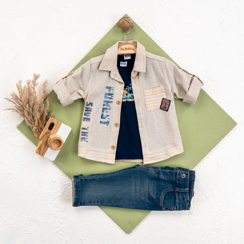 Slick Soldier Boys Casual Set-1