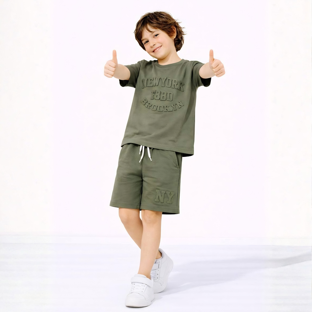 Downtown Boy Shorts Set
