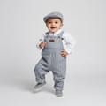 Striped Gent Overall Set