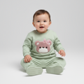 Puffy Bear Girls Jogger Set