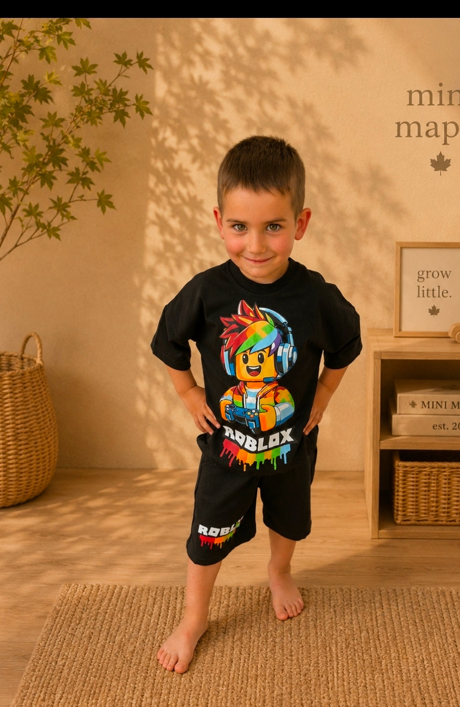 Level Up Boys Short Set