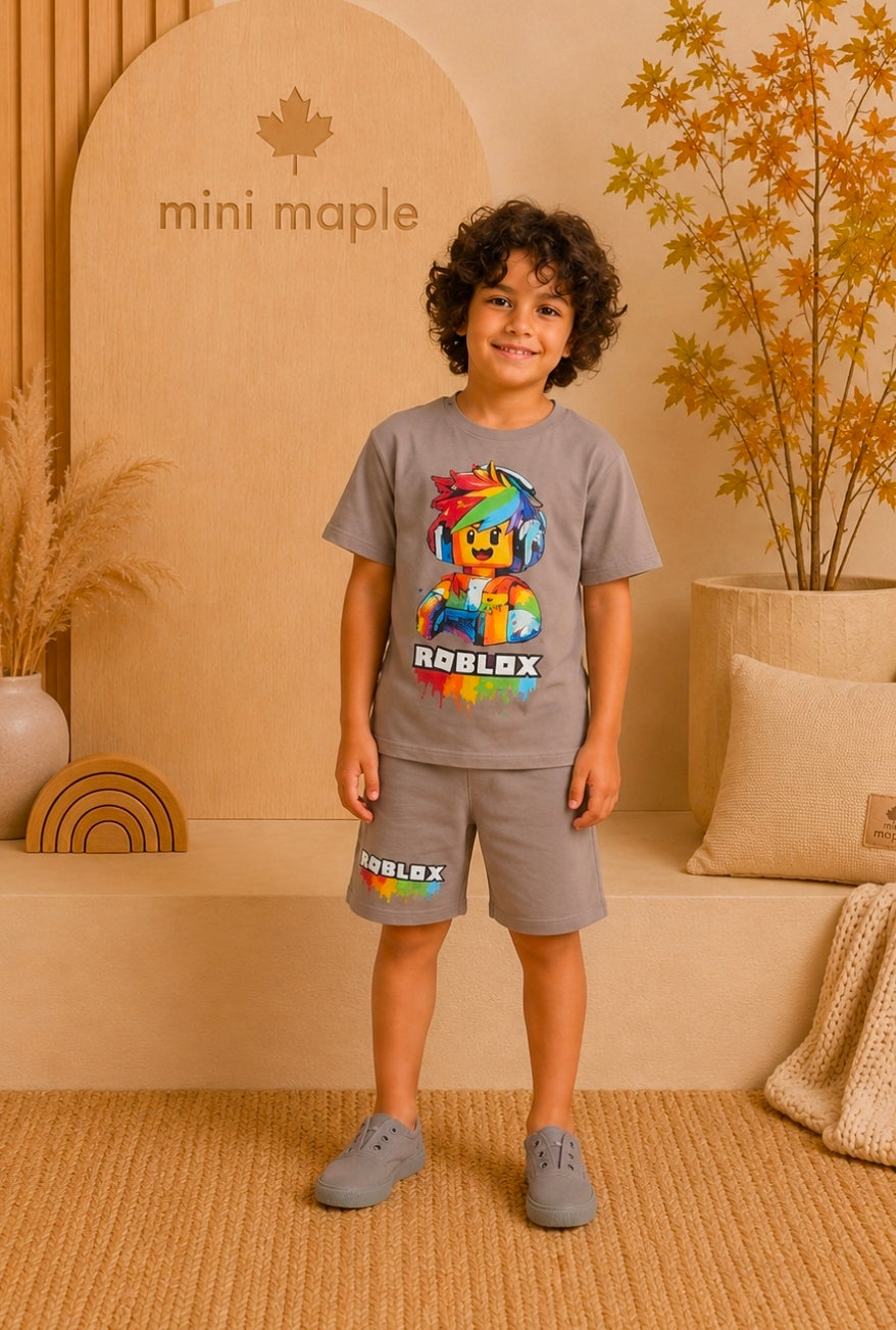 Level Up Boys Short Set