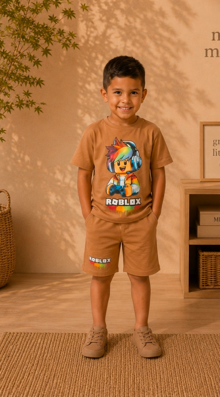 Level Up Boys Short Set